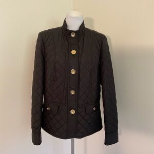 Charter Club Women's Black Quilted Jacket